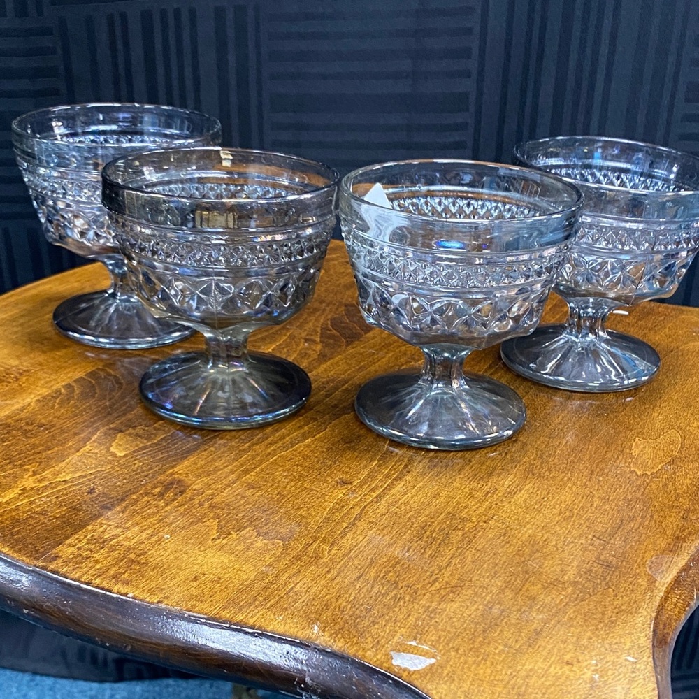 Elegant Glass Dessert Bowls Set